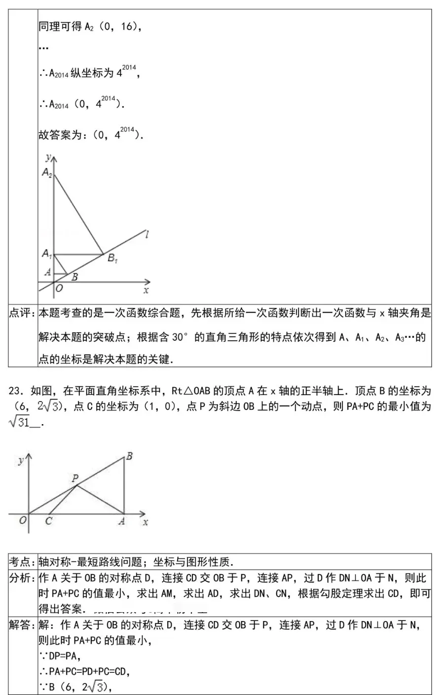 初中数学选择题和填空题解题技巧(附中考数学压轴题30道)-第41张图片-四季读书网