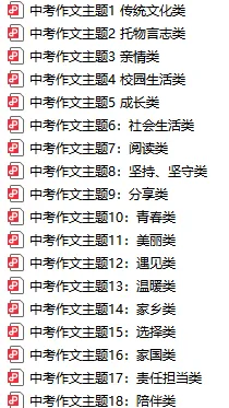 资料分享 | 2026中考语文高分作文素材 第1张