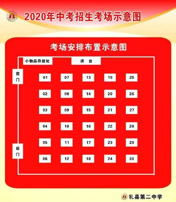 【中考资讯】礼县第二中学2020年中考温馨提示 第5张