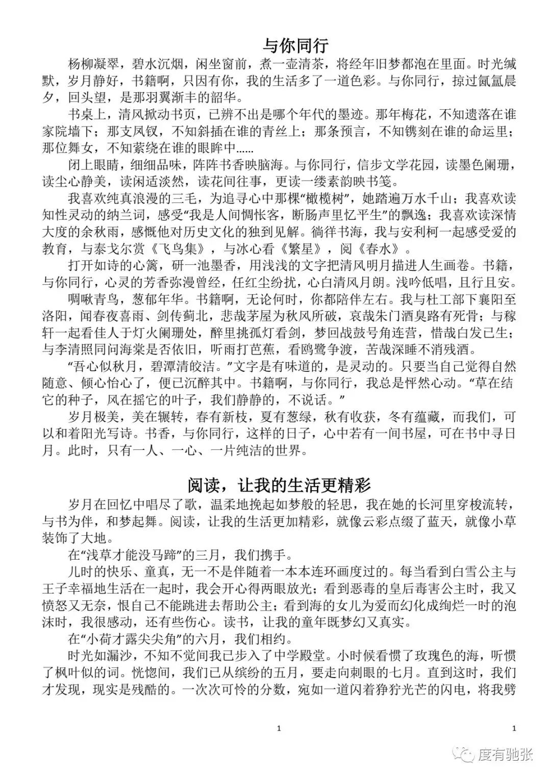 中考:高分作文集锦 第3张