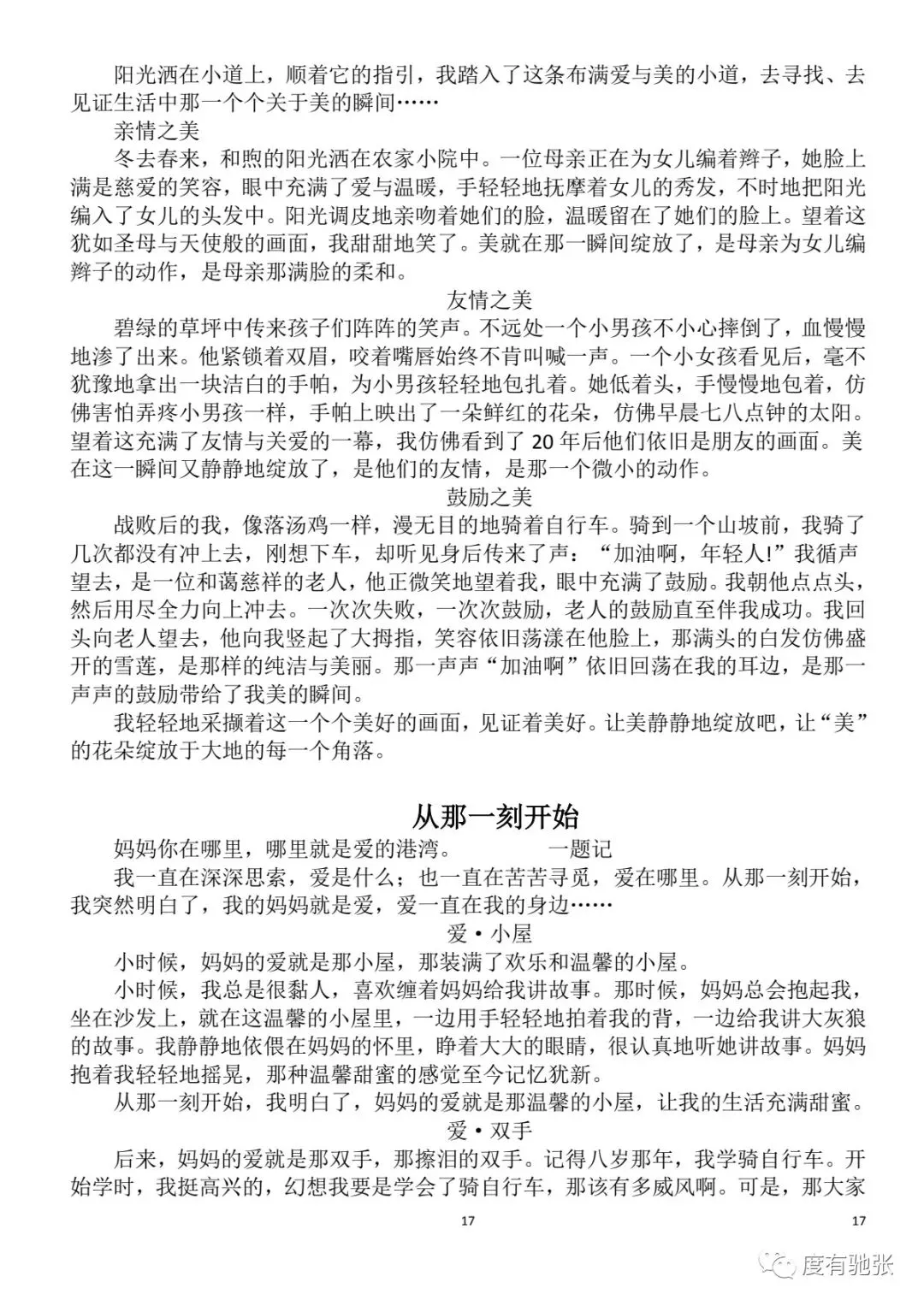 中考:高分作文集锦 第19张