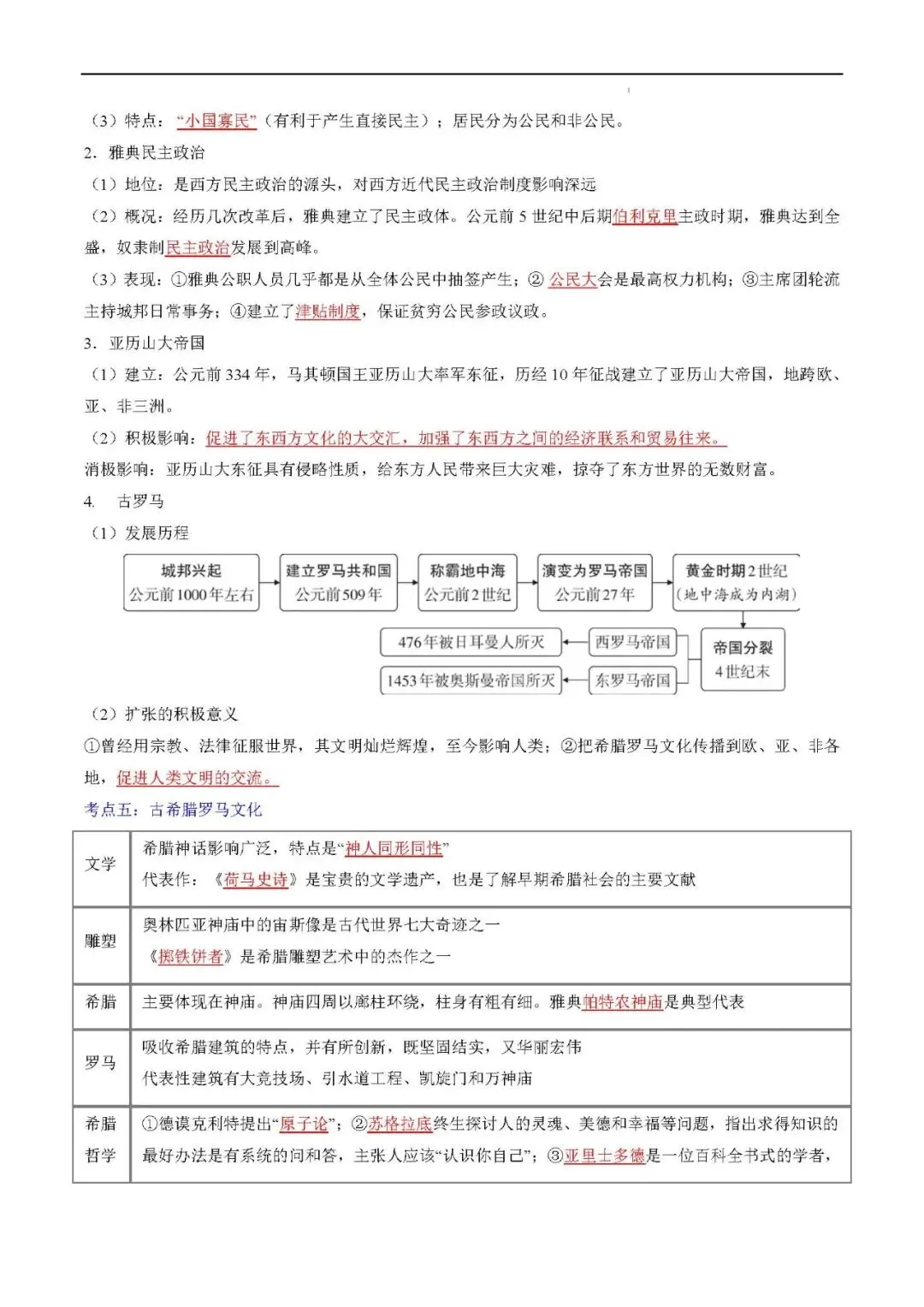 2026年中考复习九年级历史上册 第6张