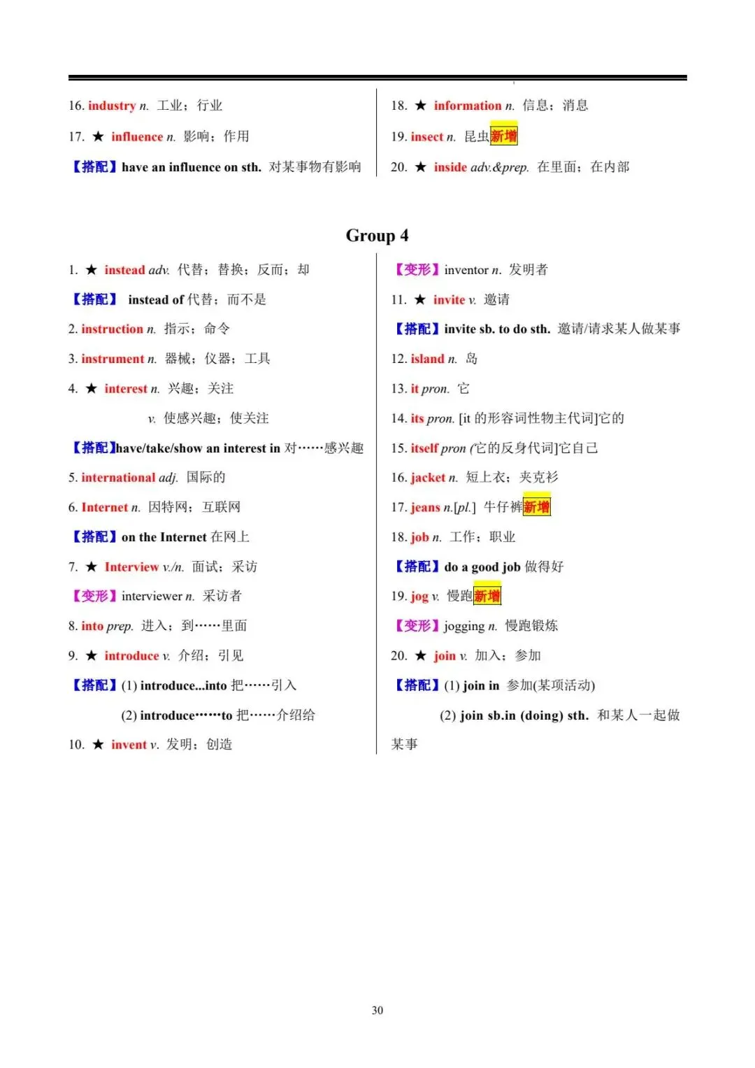 中考词汇 | 20 天搞定中考英语必背 1600 词 第31张