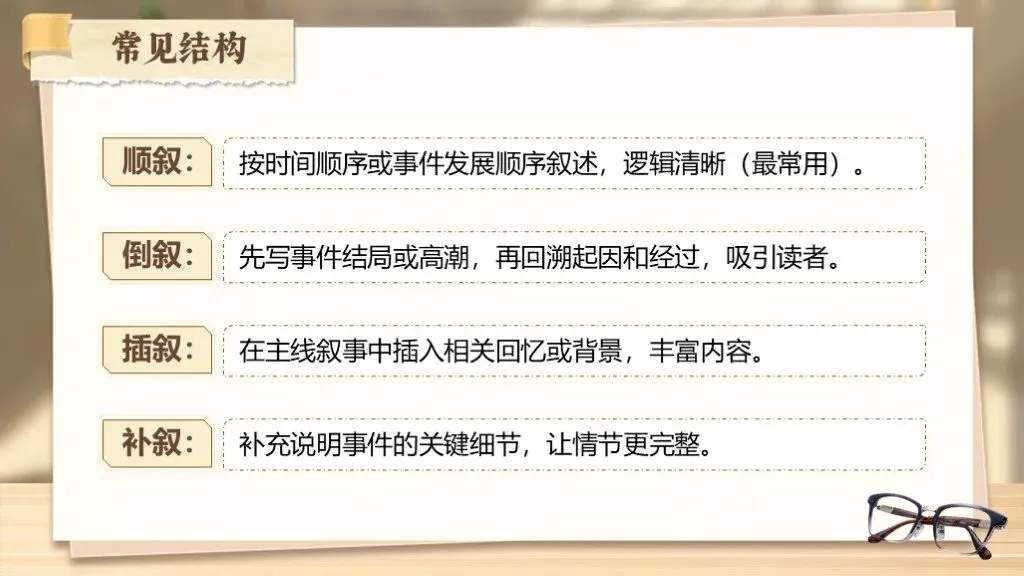 【中考复习】现代文阅读《专题十四:记叙文相关知识梳理》课件 第12张