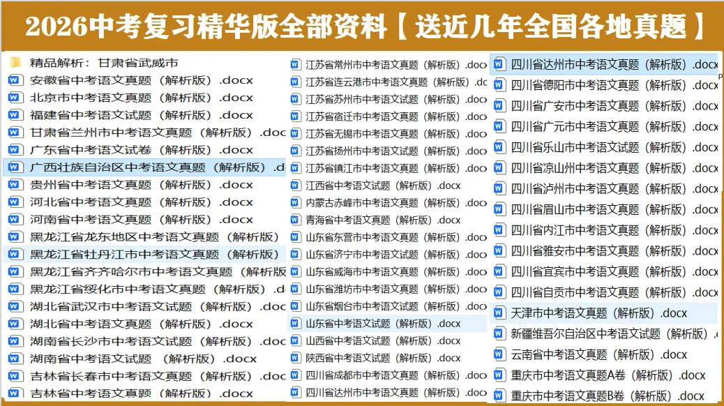 【2026中考总复习】戏剧阅读:考点讲解+训练 第4张
