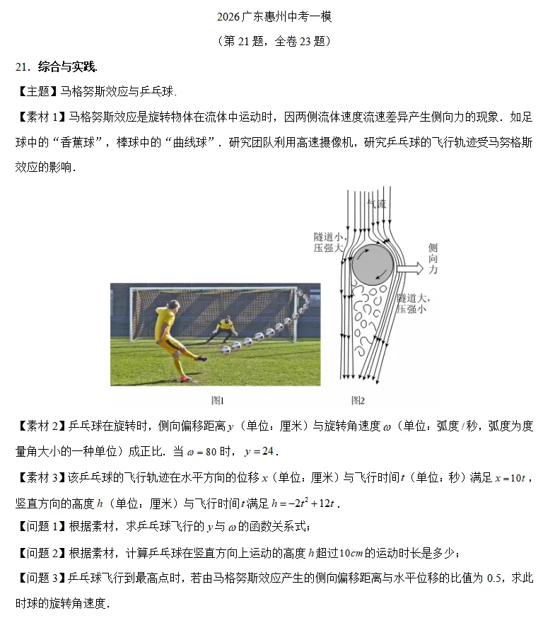 聚焦26中考一模|“综合与实践”题型拆解(2)——函数应用类 第1张 聚焦26中考一模|“综合与实践”题型拆解(2)——函数应用类 第1张