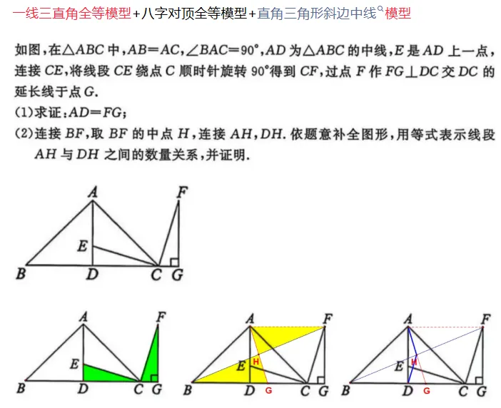 中考几何综合常见全等模型(3) 第15张