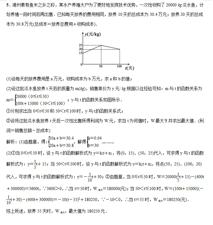 中考数学 | 28种核心题型全解析,寒假每天一练! 第26张