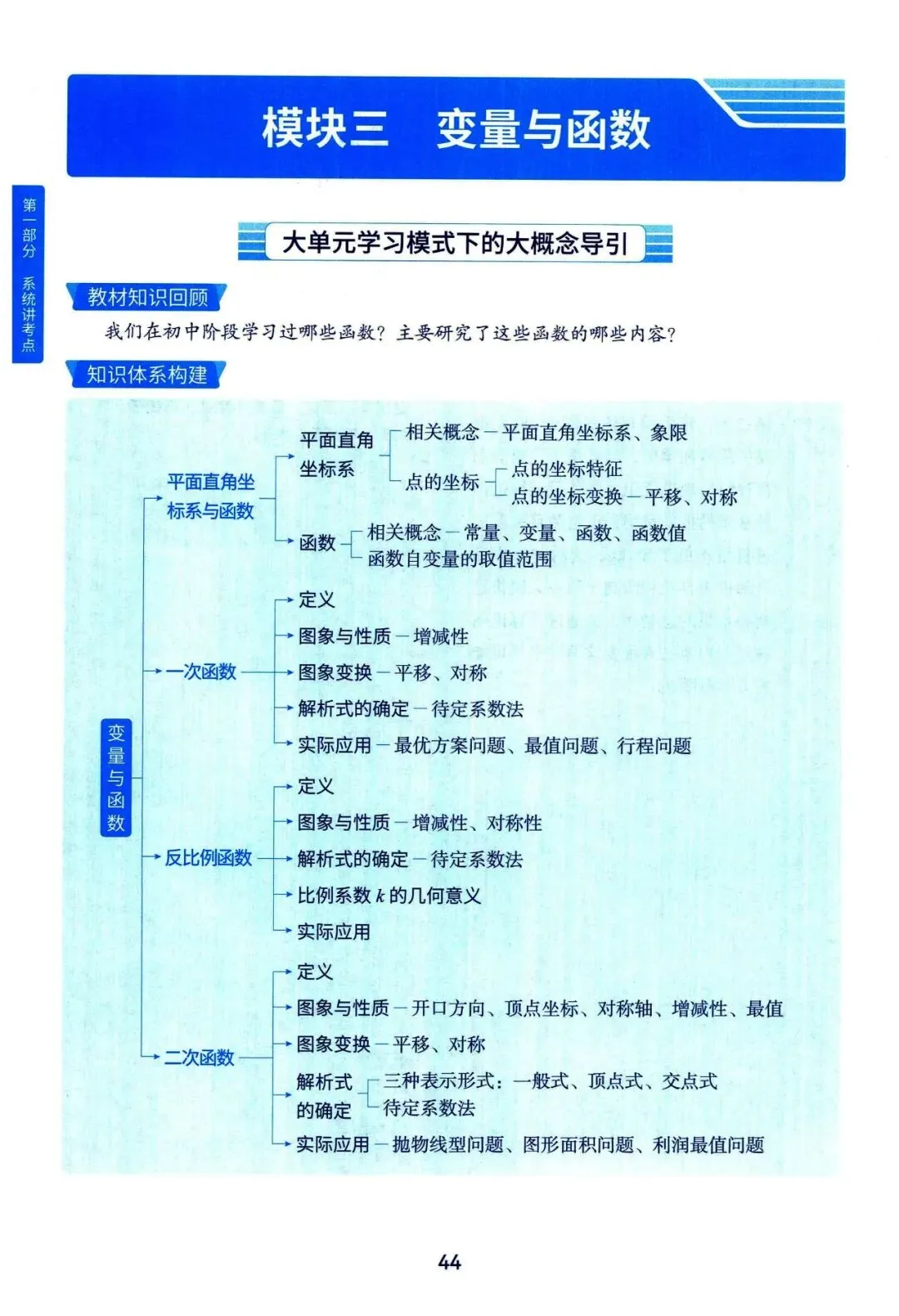 中考数学——一轮复习147个系统考点汇编 第16张