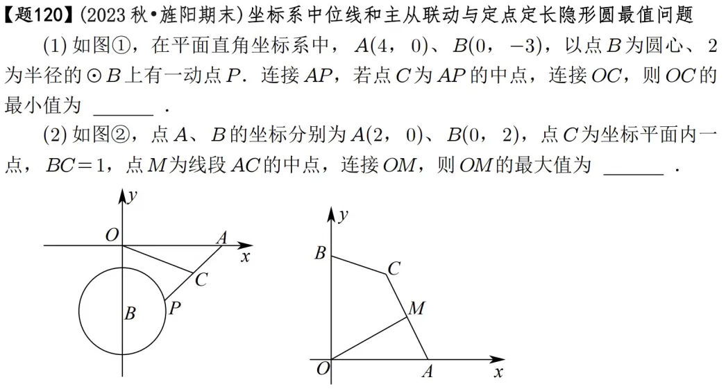 2026年中考数学压轴题600道|隐形圆最值模型42道 第24张
