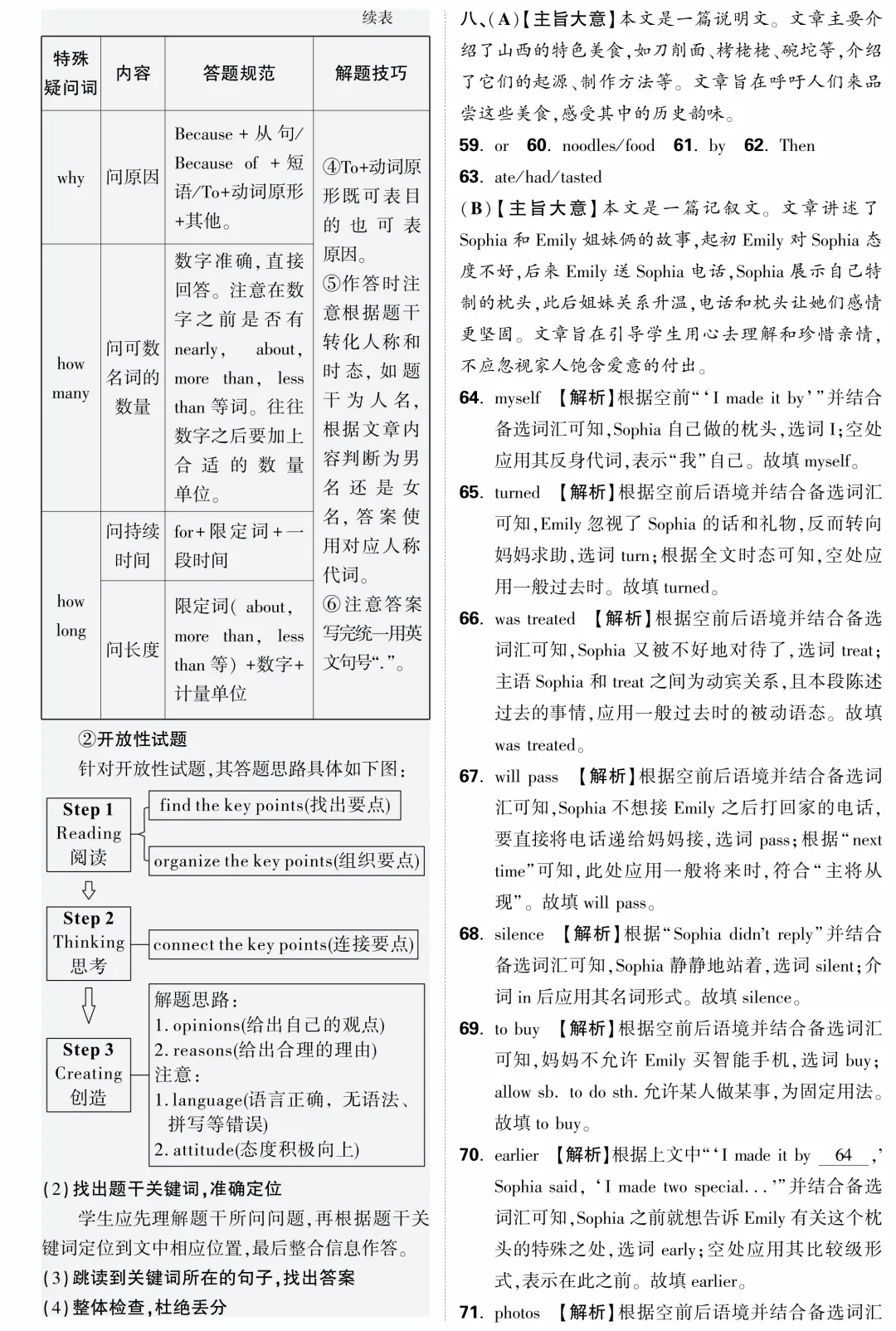 2025 山西中考模拟 黑卷 英语 第14张