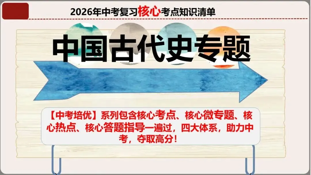 中考历史一轮复习课件——中国古代史部分(七下)-第2张图片-四季读书网