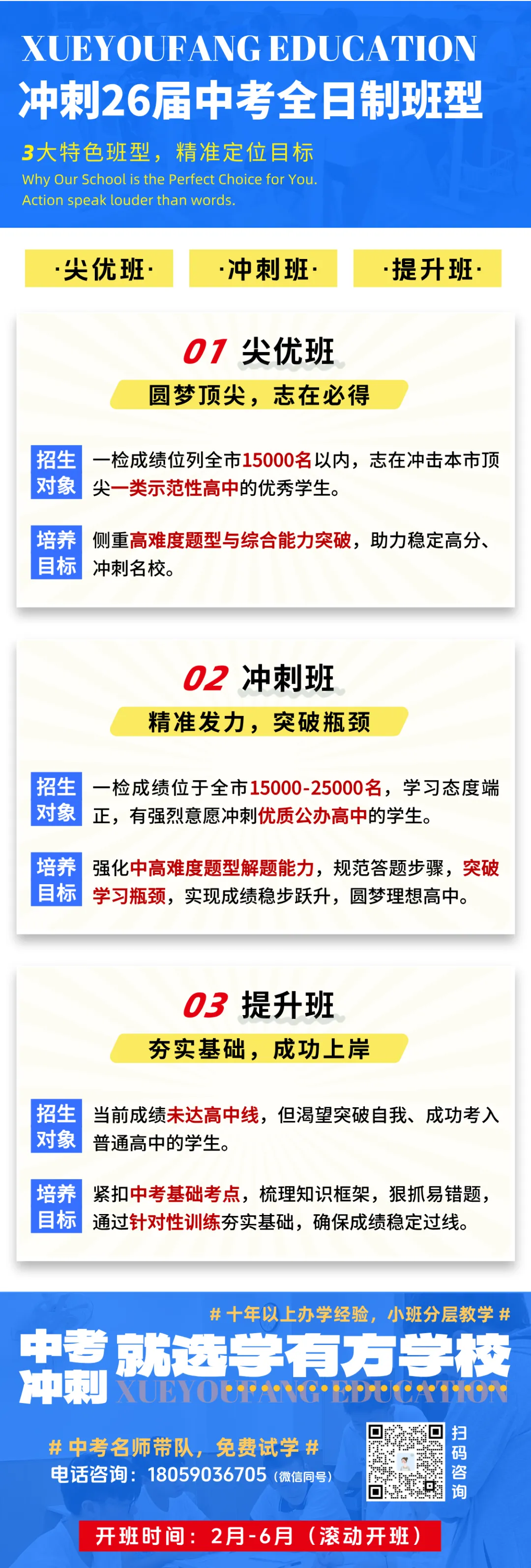 13年专注,更懂冲刺|2026中考全封闭,学有方更值得信赖! 第2张