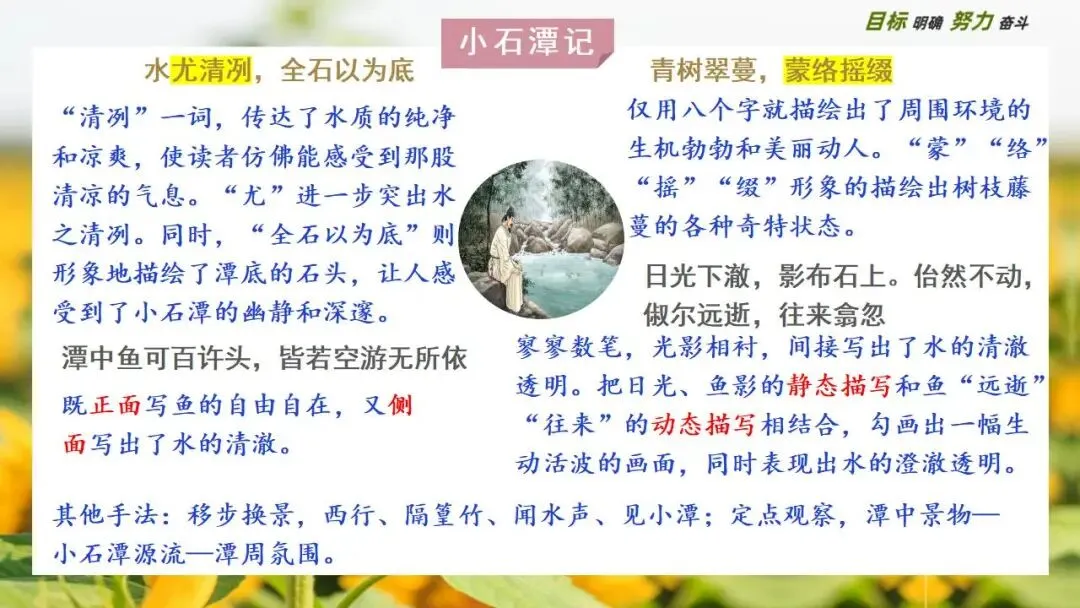 中考文言文大单元复习:风景中的人文情怀 第17张