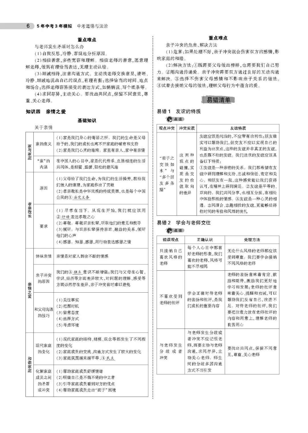 中考道德与法制知识点总结(可下载,PDF电子打印版,推荐收藏) 第6张
