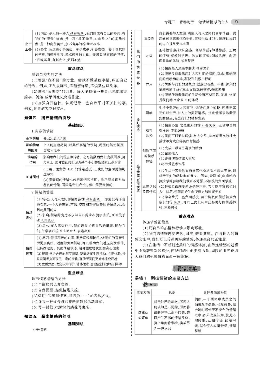 中考道德与法制知识点总结(可下载,PDF电子打印版,推荐收藏) 第9张