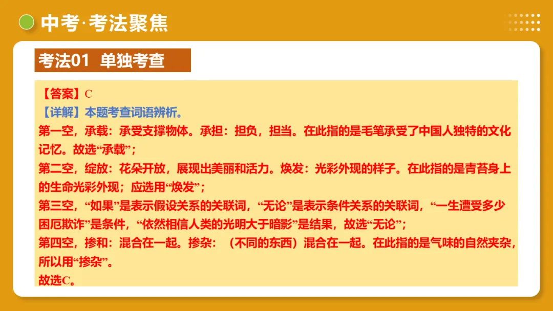 2026年中考复习第02讲《词语:理解、辨析与运用》讲练测 第46张