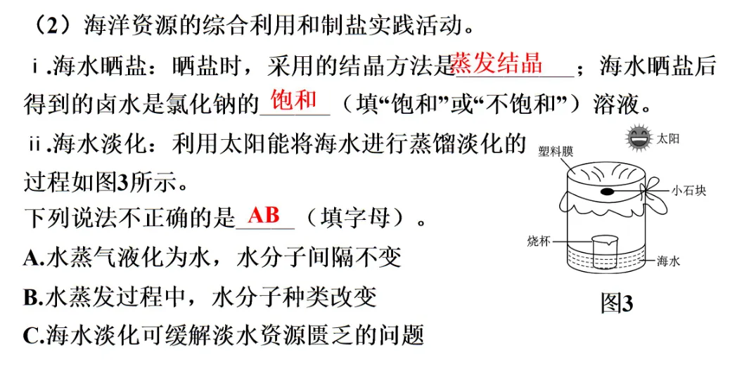 2026年中考化学专题一化学与科普阅读 第32张 2026年中考化学专题一化学与科普阅读 第32张
