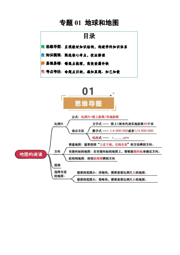 【初二必备】中考生物地理复习资料,人手一份!(电子版可打印) 第3张