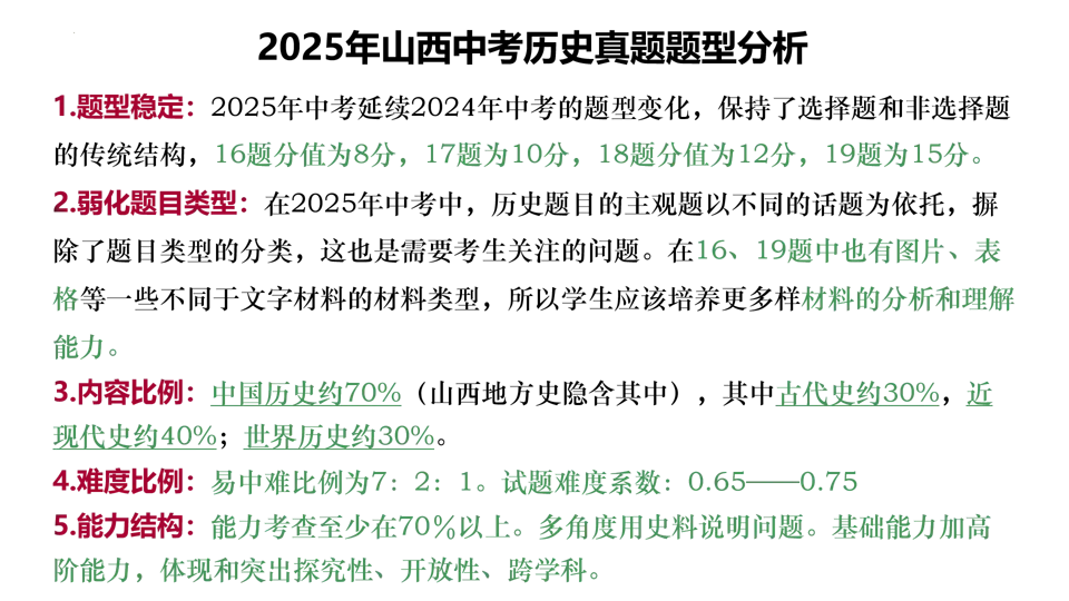 【中考研究】|2025年中考历史真题完全解读(山西卷) 第6张