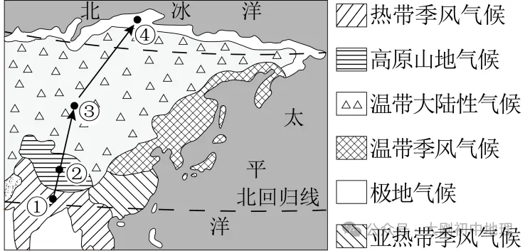 25最新中考模拟地理试卷(7) 第9张