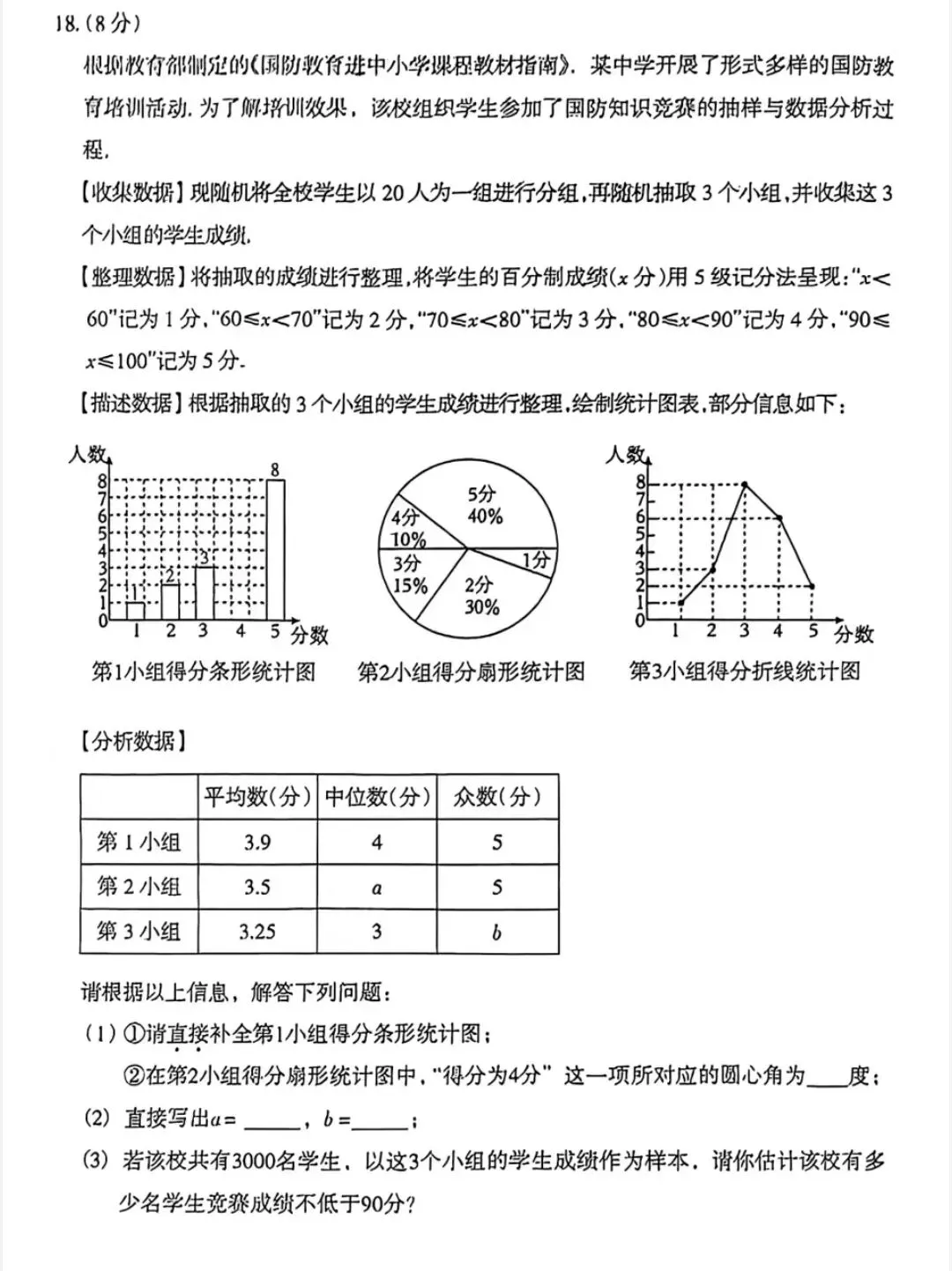 2025中考数学沈阳和平零模试卷 第4张