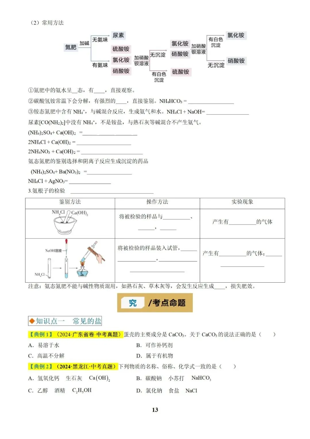 化学 中考总复习专题训练(2025版),可免费下载! 第17张
