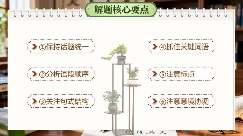 【中考语文】一轮复习《专题五:句子的衔接与排序》| 教学课件 第10张