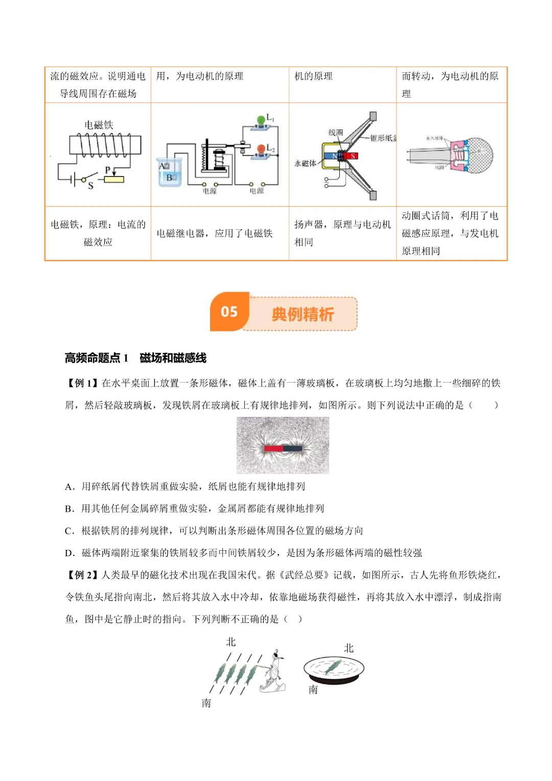 【中考专项物理】 《专题18 电与磁》知识梳理+易错专项  完整高清电子版可打印 第10张