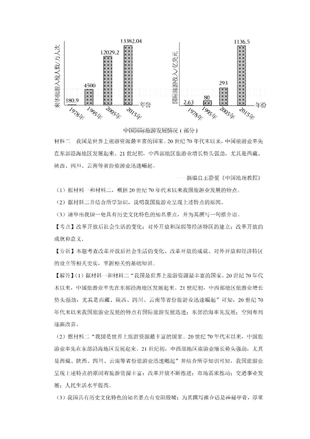 【寒假必看】研习中考真题,助力一轮备考(2024年试卷、解析、点评、考点总结) 第20张 【寒假必看】研习中考真题,助力一轮备考(2024年试卷、解析、点评、考点总结) 第20张