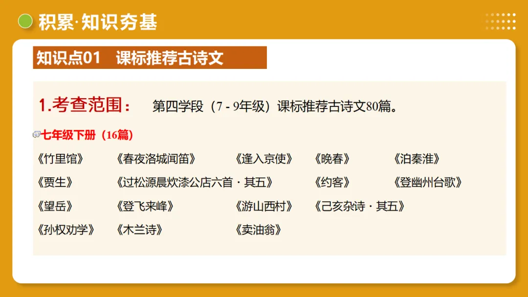 2026年中考复习第05讲《名句名篇默写》讲练测 第14张