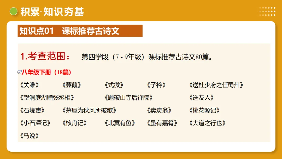 2026年中考复习第05讲《名句名篇默写》讲练测 第16张