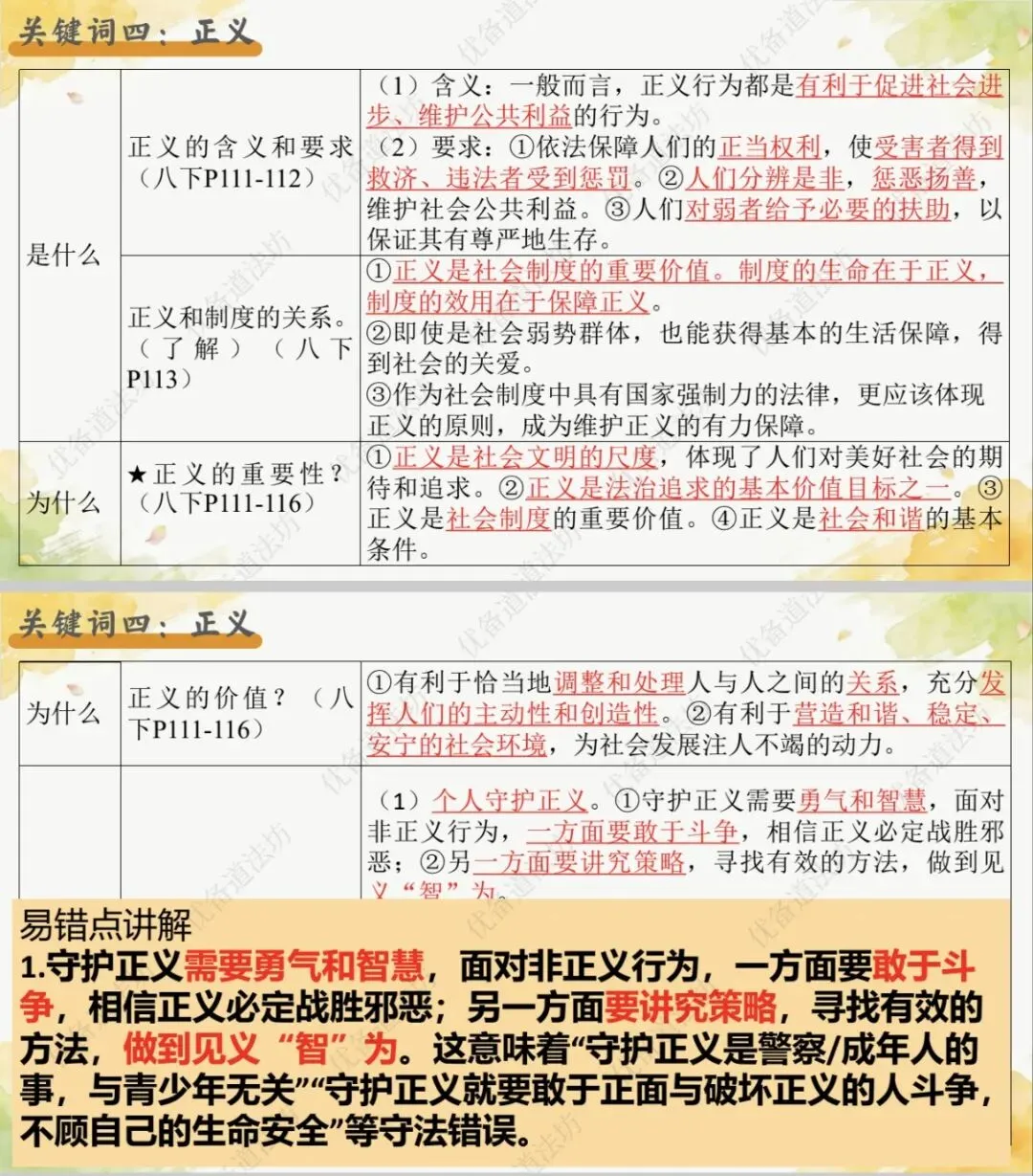2026年中考一轮复习 14.追求自由平等 维护公平正义[八下第四单元](课件+教学设计+导学案+必背知识) 第11张
