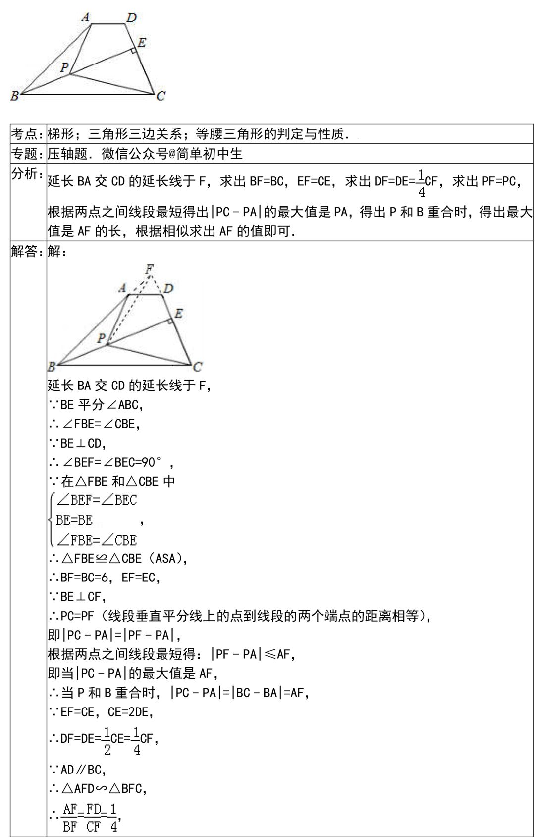 中考数学极可能考到的30道题,你会做几道? 第32张