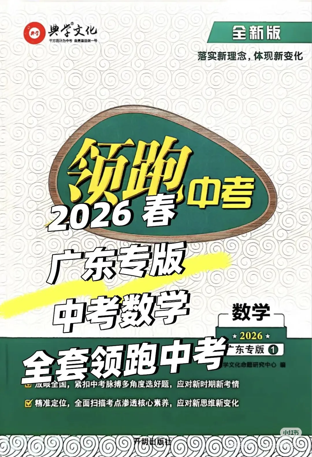 2026 春 广东专版 中考数学 全套领跑中考全套电子版(无水印) 第1张
