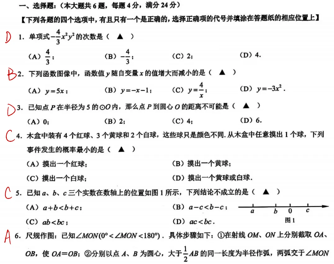 上海中考二模往年真题&中考英语高频词汇 第7张