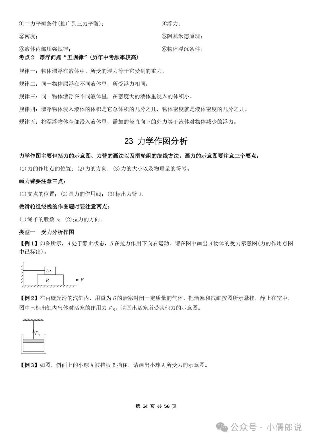 学霸笔记 | 2025届中考物理知识梳理+全国通用(学生版)-第53张图片-四季读书网 学霸笔记 | 2025届中考物理知识梳理+全国通用(学生版)-第53张图片-四季读书网