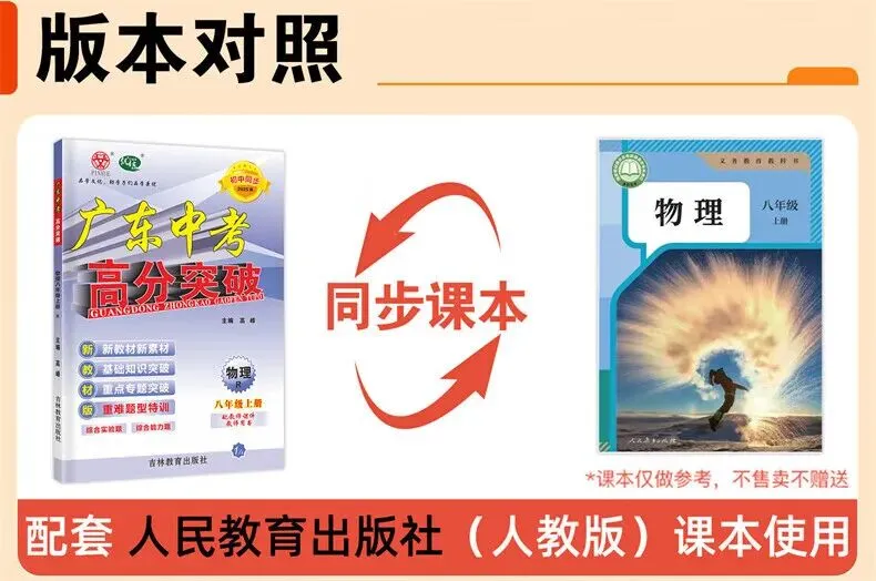 初二物理人教版高分突破 广东中考同步练习册 初中辅导训练-第33张图片-四季读书网