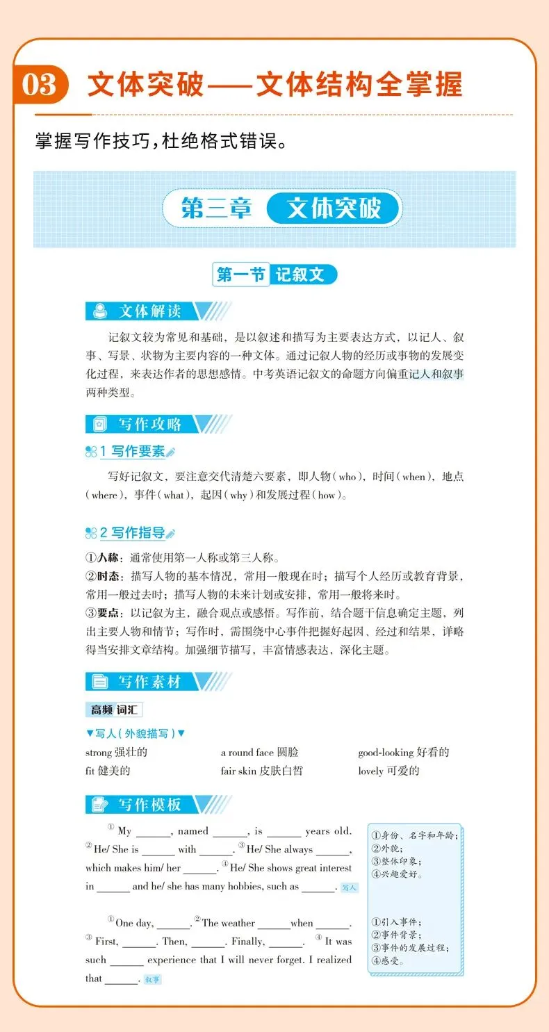中考英语写作|10 大主题素材库,背完直接上考场! 第7张