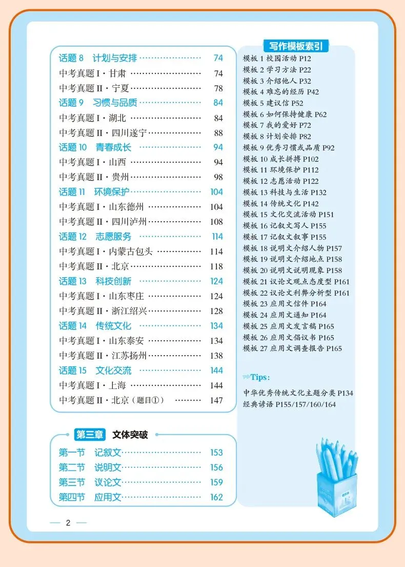 中考英语写作|10 大主题素材库,背完直接上考场! 第10张