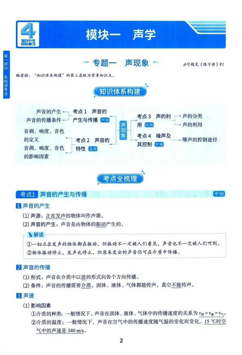 中考物理:洞穿中考 四轮复习(考点大全) 第8张