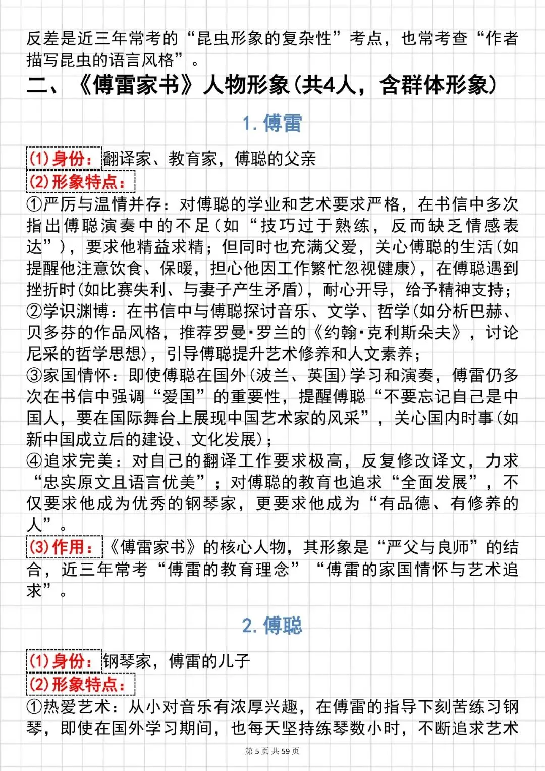 语文中考提分技巧【中学名著人物形象解析】,可打印 快收藏 第5张 语文中考提分技巧【中学名著人物形象解析】,可打印 快收藏 第5张