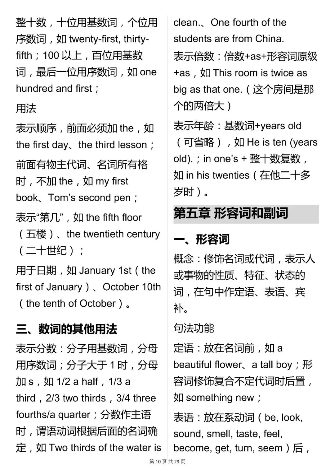 假期提分必背,中考英语【语法核心知识点汇总】,可打印 快收藏 第10张 假期提分必背,中考英语【语法核心知识点汇总】,可打印 快收藏 第10张