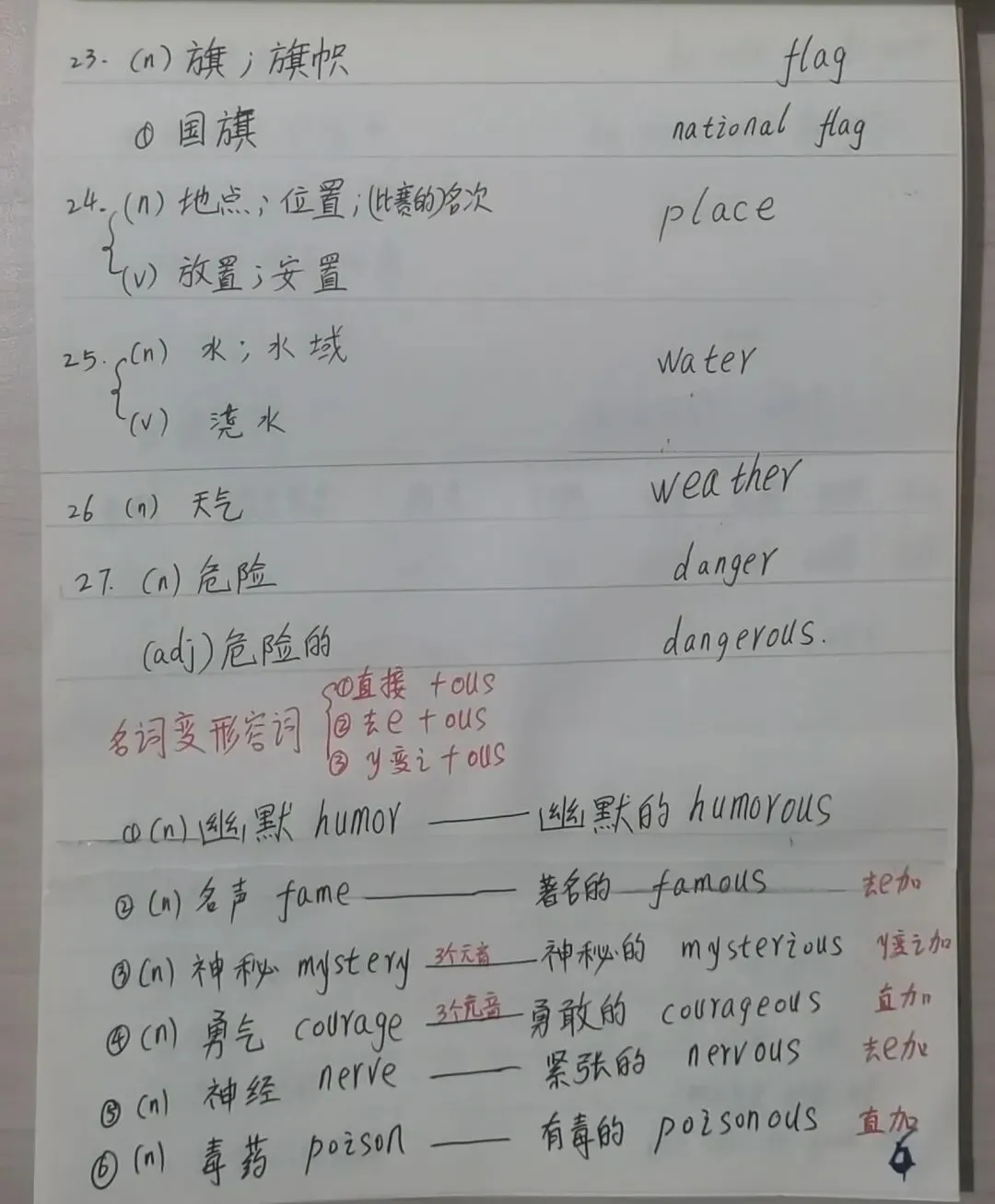 中考英语同步打卡第九天 第6张