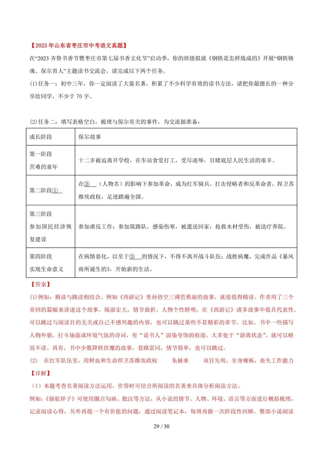 2023-2025年中考真题分类汇编-名著阅读【山东专版】 第29张