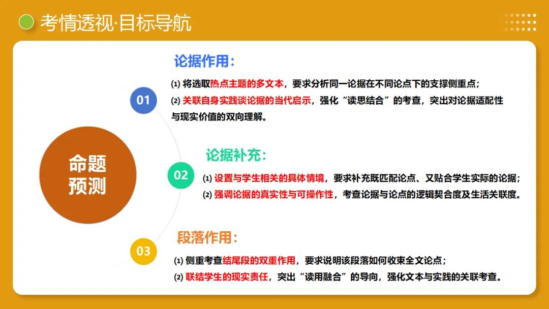 2026年中考语文复习议论文阅读第2讲《 论据分析概括与补充》讲练测 第7张