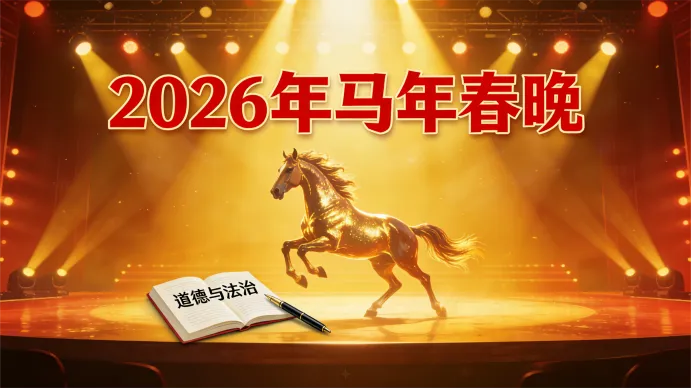 2026 年央视春晚情境下的中考道德与法治模拟试题 第5张