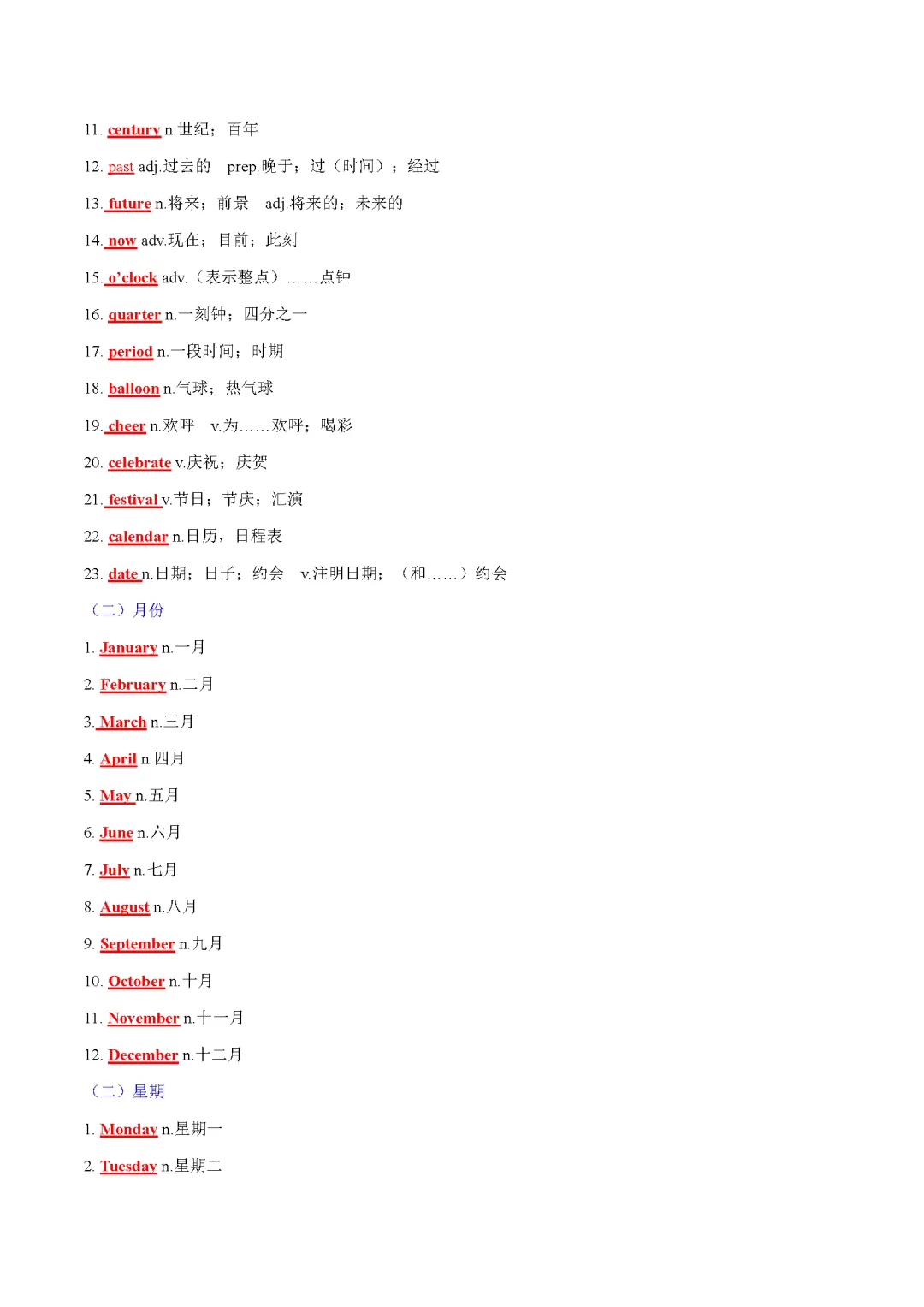 2025 新课标中考话题词汇必备(记背版) 第24张