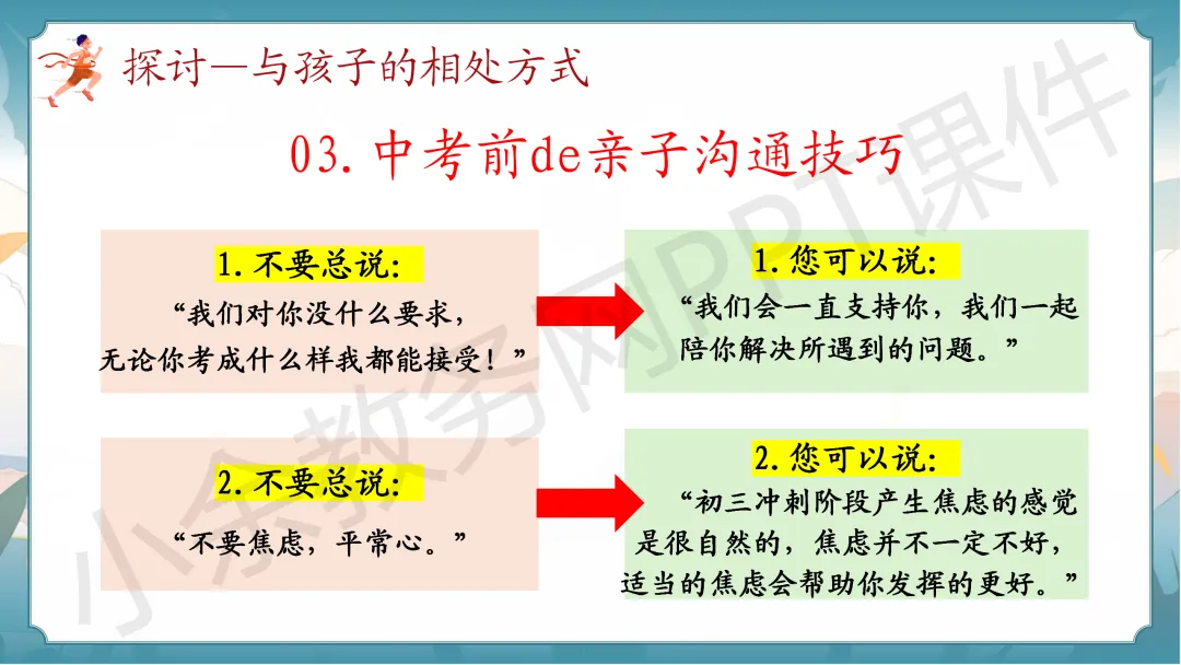 初中九年级(初三)中考冲刺家长会《扬帆砺剑,决胜中考》PPT 课件+发言稿 第30张