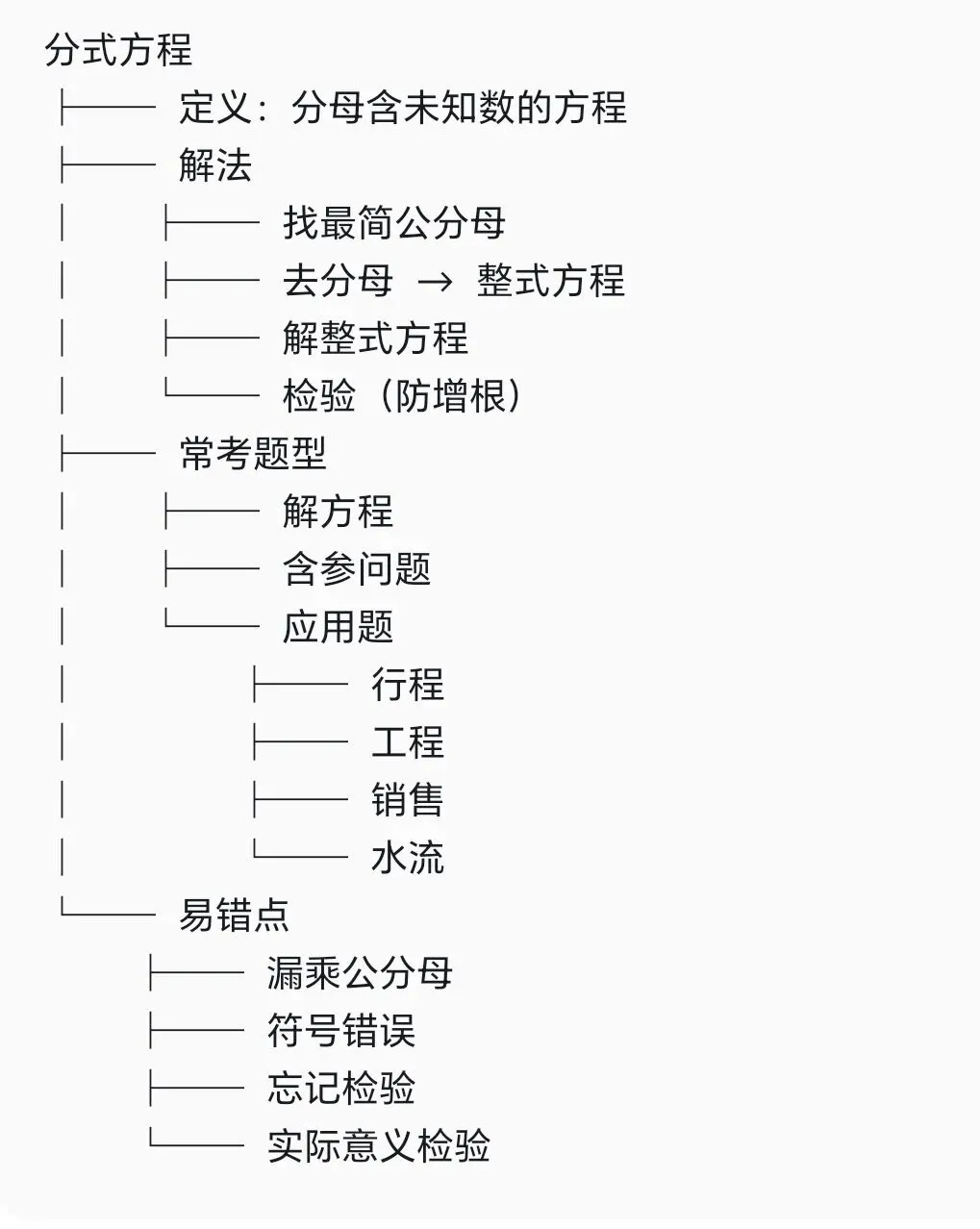 中考数学常考点:分式方程计算,一篇搞定! 第8张